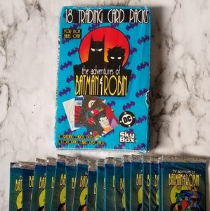 1996 Vintage SkyBox Batman & Robin Trading Cards